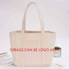 New ECO Canvas Tote White Handtaschen Tragetaschen Wiederverwendbare Einkaufstasche aus Baumwolle mit hoher Kapazität 210315261S