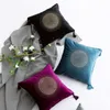 Luxury Pillow Case Designer Cushion Cover Velvet Fabric Crystal Avatar Pendant Tassel Mönster 9 Färger Storlek 50*50 cm för ny heminredning Ny anländer