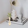 Vase 2PCSミニマリストの花瓶装飾デスクトップフラワーホルダードロップ耐性（ゴールデン）