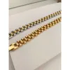 5 kleuren aanpassen roestvrij stalen horlogeband armband 18K vergulde armbanden voor vrouwen mannen vintage punk sieraden groothandel