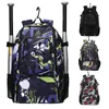 Rucksack Denuoniss 29LBaseball-Softballtasche für Jugendliche Jungen und Erwachsene mit Zaunhaken für 2 Teeballschläger Schlaghandschuhausrüstung 231101