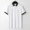 Designer Polo Shirts Fashion Summer Mens Polo broderi Golf Shirt Casual High Street Polos Asiatisk storlek M-3XL