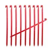 10Pcs/lot 16cm Aluminum Alloy Tent Pegs Garden Stakes Ground Nail Heavy Duty Hammock Camping For Guyline Awning Canopy Flysheet Tents SheltersTent Accessories