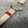 29mm/ 34mm Flower Women's Watch med läderband Luxury Quartz Watch