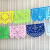 Party Decoration Festival Banner Square Mexikanska Cinco Dead Theme Decor Baby Shower Supplies