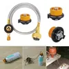 Utomhus Gas Spis Camping POVE PROPANE REPILL ADAPTER Burner LPG Flat Cylinder Tank Coupler Container Adapter Save Metal Tube Camp Nbsp; Matlagning