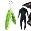 Travel Wetsuit Hanger Fast Dry Folding Vented Hanger Folding Vented Hanger For Surfing And Scuba Diving Wet Suits Surfing Suit SwimmingPool Accessories