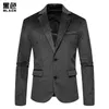 Costumes masculins 2023 Veste de costume de ressort en V Velvet 2 boutons Blazer Green Couleur de couleur Couleur de couleur