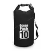 Sac étanche en PVC 5L 10L 20L sac de natation en plein air plongée Compression stockage sac sec pour homme femmes kayak sac à dos sacs de SportSwimming Bags Sports Shoes Clothing