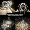 Nocne światła Nowoczesne luksusowe kryształowe lampa stołowa sypialnia przenośna dotyk Nocne światło USB Naładowanie LED Crystal Lampa stołowa P230331