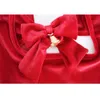 Ani 2022 Christmas Girl Santa Claus Bow Bell Dress Uniform Women Winter Backless Underwear Cosplay Costumes