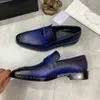 P MM 2023 Leder Casual Männer Schuh Mode Herren Wohnungen Runde Kappe Bequeme Büro Männer Kleid Schuhe Plus Größe 38-45 11 PM9B