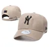 Дизайнерская ковша Кэпки Нью -Йорк Эра Новая кепка Mens Baseball для женщин Bonnet NY Письмо Жаккард Unisex A5BD#