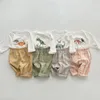 ズボン夏の赤ちゃん因果格子縞のズボンコットン幼児スポーツパンツボーイガールキッズベビー服のための幼児ズボン231031
