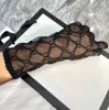 Lady Designer Lace Long Gloves Nets Dress Deco Luxury Women Glove Open-palm Touch Screen Cotton Blend Designers Finger Glove C051