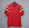 2023 2024 Colombia Away Soccer Jerseys 1990 10 Valderrama Retro 23 24 Falcao James Home Football Shirt Cuadrado National Team Men barn Kit Camiseta de Futbol Maillot