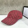 Nieuwe stijl hoogwaardige herenontwerper emmer hoed voor mannen mode merkbrief ball caps verstelbare luxe sport bruin honkbal hoeden cap binding binding