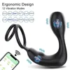 Sex leksak massager vuxen massager man prostata bluetooth app vibratorer för män onanator anal rumpa plug varor produkter vuxna 18