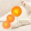 Cat Toys Rolling Ball Toy Smart Bouncing Pet Pet Electric Automatic Moving Rotive met LED -licht