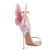 Designer-A Webster Evangeline Angel-Wing Sandals Wedding Bridal Pumps Dames Sandal2119