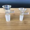 14mm 18mm Male Glass Bowl Pieces Hookah of Funnel Joint Downstem Smoking Accessories Handle Pipe Bong Oil Dab Rigs