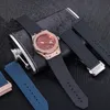 Uhrenarmband für HUBLOT BIG BANG Silikon 24 26mm Wasserdichtes Herrenarmband Kette Zubehör Gummiarmband 220214222t