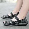 Dress Shoes Women Sandals Handmade Woven Flat Shoes Woman Summer Fashion Breathable Casual Slip-On Colorful Female Footwear Loafers 231031