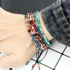 Brin 4mm Coloré Perles D'énergie Bracelets Charme Pierre Naturelle Bouddha Yoga BraceletBangle Pour Femmes Hommes Réglable Bijoux Ami Cadeau