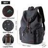 Backpack Canvas Unisex Vintage Casual Rucksack 17 -calowy laptop z USB Port Port Schoolbag Student