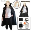 Anime Costumes Anime Tokyo Revengers Manjiro Sano Cosplay Come Mikey broderi Uniform Wig Tokyo Manji Gang Trench Halloween Party Menl231101