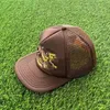 American Trucker Hat Korean Sun Protection Cap Men Mężczyznę Trendy Flat-Brimmed Cap Summer