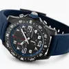 U1Top AAA Bretiling Luxe herenhorloge Japan SuperQuartz Endurance Pro Chronograaf 48 mm Avenger Hurricane Blue Rubber 1884 Horloges Saffierglas Horloges