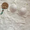 BRAS SETS SEXY SOT KANT LITA BH SAMEDE BH BH TOP TUN THOWELL BOTTOM THICK COVEN COMROVE BH underkläderdräkt T231101