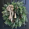 Décorations de Noël chant de noël et cône d'arbre de noël aiguille de pin noël joyeux jardin décoration célébration noël nouvel an 2024 Navidad 231101