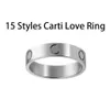 Voiture amour bague titane acier argent hommes et femmes bijoux en or rose pour couple amoureux bagues cadeau taille 5-11 largeur 4-6mm cadeau de mariage