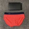 Luxuriöse Designer-Herren-Sexy-Slips mit aufgedrucktem Logo an der Taille, Jugend-Unterwäsche aus reiner Baumwolle, sportliche elastische Unterwäsche, 5 Farben mit Box, 4 Stück/Los M-XXL