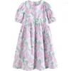 Vestidos de niña, ropa, Vestido para niñas, bebé, estudiante, adolescente, Vestido informal, fiesta Floral, niños