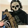 Party Masks Party Masks Ghost Mask V2 Operador MW2 AirSoft COD COSPlay Tactical Skl FL 230816 Drop Delivery Home Garden Festive Party Dhnas