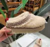 20224 wintertime new Women Tazz Braid Platform Snow Keep Warm Slippers Plush Casual with Box Dustbags Card Beautiful Christmas Boots