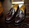 Classic Tassel Fringe Loafers Mens Oxfords Genuine Leather Fashion Men Dery Shoes Plus Size 38-45