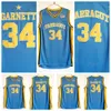 Farragut Jersey Kevin Garnett 34 High School Basketball College Shirt All Stitched Team Blue Color For Sport Fans University Breathable Pure Cotton Uniform NCAA