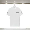 デザイナーの新しいレターAMM印刷された細かい綿ダブルヤーンラウンドネックTNシャツ男性とレディース-XXXL