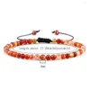 Brin 4mm Coloré Perles D'énergie Bracelets Charme Pierre Naturelle Bouddha Yoga BraceletBangle Pour Femmes Hommes Réglable Bijoux Ami Cadeau