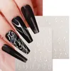 Gorąca sprzedaż 10pcs 3D Floral Nail Art Transfer Water Transfer Naklejki kwiatowe liść manicure