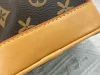M81266 M46291 패션 나노 NOE 드로 스트링 버킷 가방 여성 최고 핸들 미니 럭셔리 토트 오래된 꽃 핸드백 클러치 백 디자이너 크로스 바디 가죽 숄더 가방