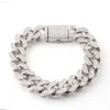 Hip Hop Style meilleure vente gros or diamant hommes main harnais Bracelet