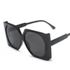 نظارة شمسية مربعة مربعة إطار كبير الأزياء نظارات شخصية الرجال مصمم العلامة التجارية في الهواء الطلق الرياضة القيادة الصيد UV400Sunglasses