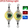 1-5st LED Fiske Lure Light Flashing 4Color Deep Drop Underwater Eye Shape Fishing Squid Fishing Bait Lysande lockande fiskfiskefiske lockar