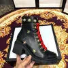 high quality Woman's Leather shoes Lace up Ribbon belt buckle ankle boots factory direct female rough heel round head autumn winter Mar N02 123456