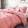 Bedding sets Light Purple Girl Queen Double Bed Duvet Comforter Cover Set 200x200 Covers Beddings Sets King Size Of 150 231101